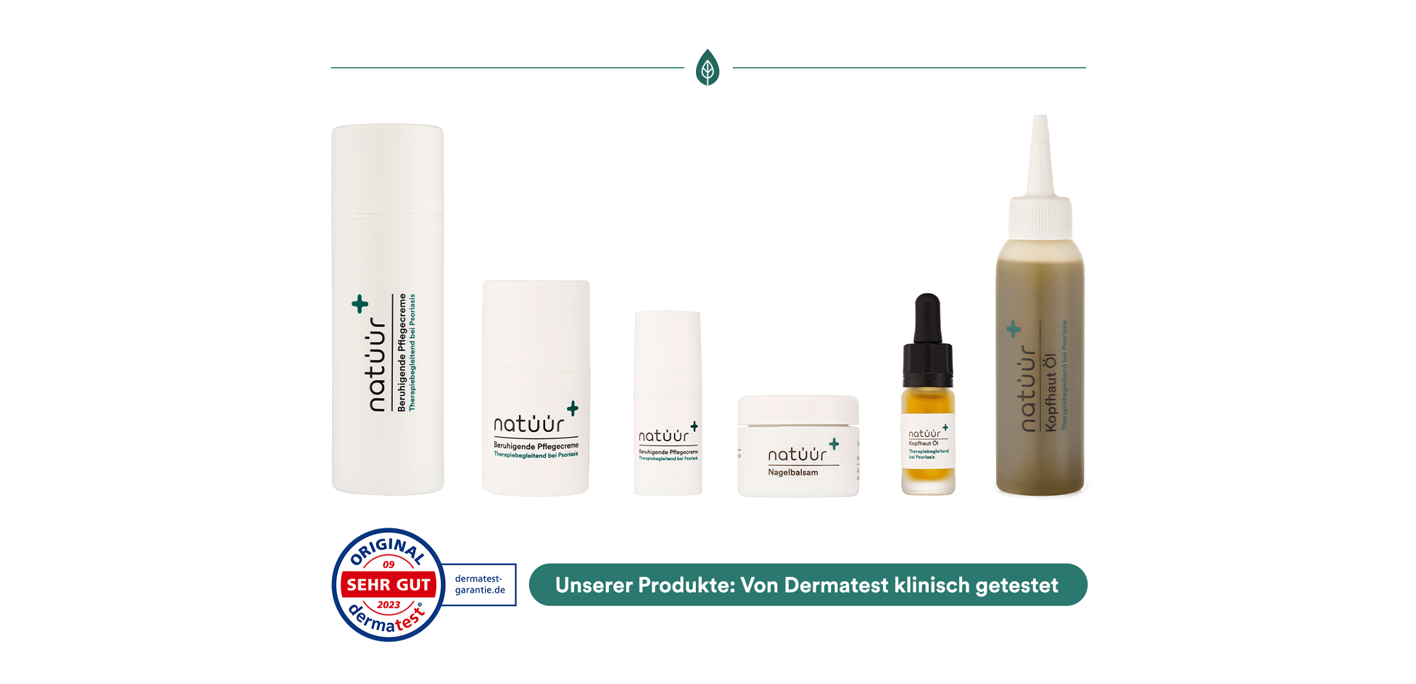 Unsere Psoriasis Produkte - Dermatest geprüft